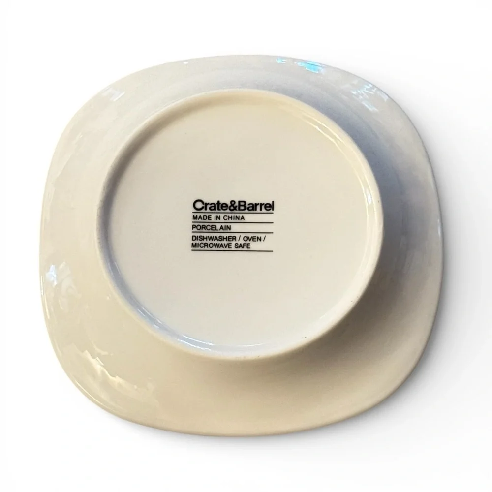 Crate & Barrel Maxie White Porcelain 6
